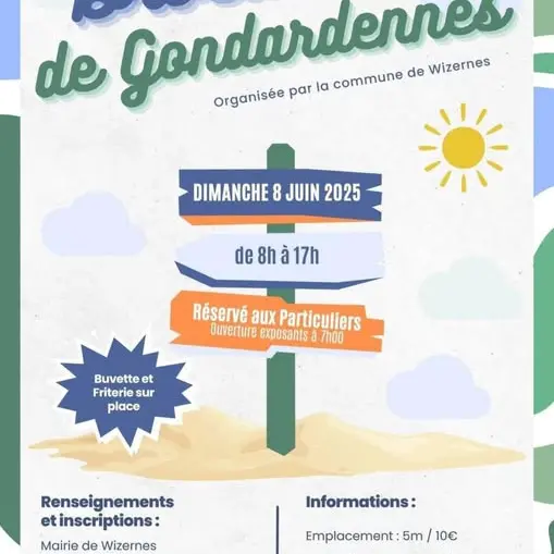 Affiche brocante de Wizernes