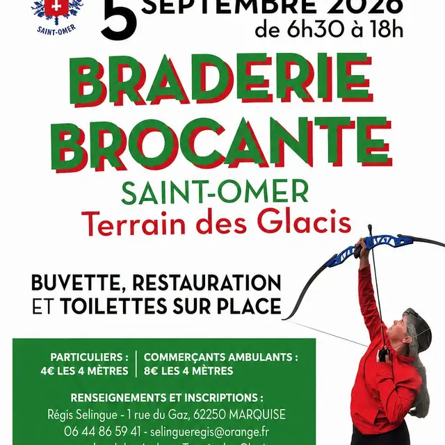Affiche brocante Saint-Omer