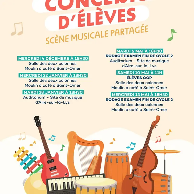 CRD concert des élèves décembre 2024_début 2025