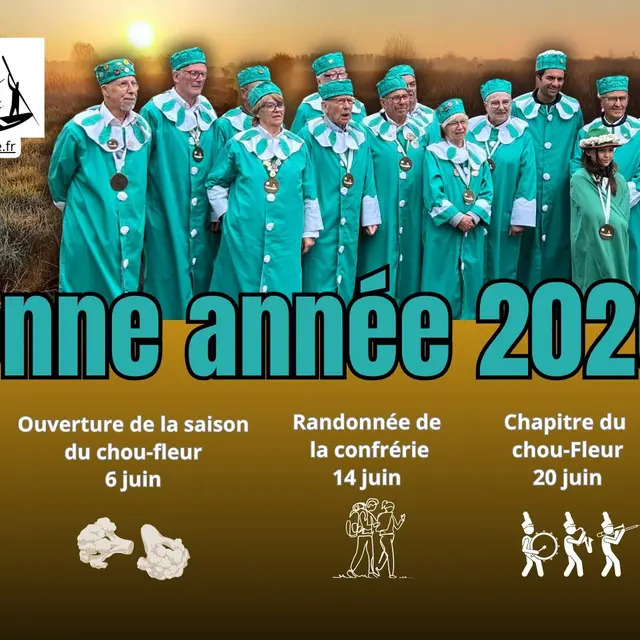 Calendrier Confrérie du Chou-fleur 2026