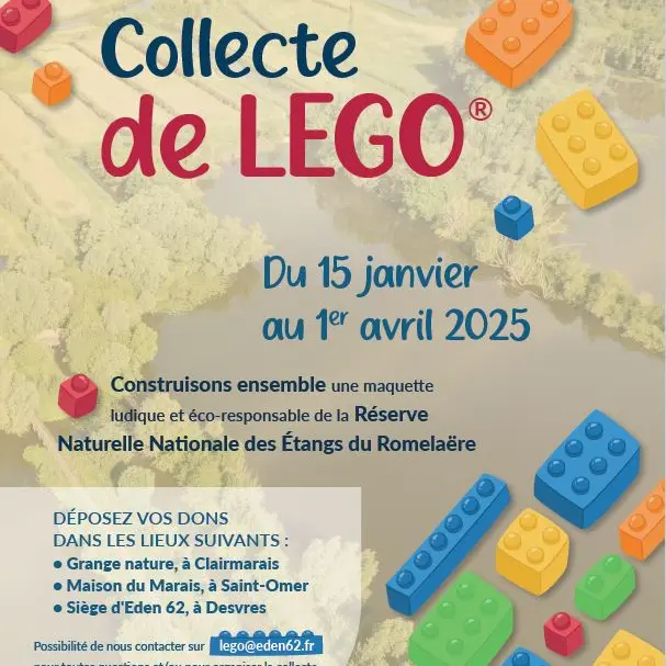 Collecte de Lego jusqu'au 1er avril à la Grange Nature