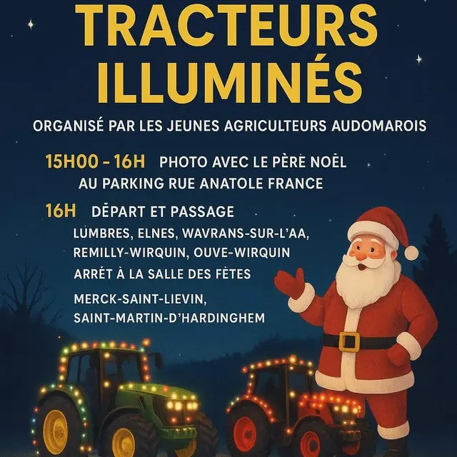 Défilé de tracteurs à Fauquembergues 2025
