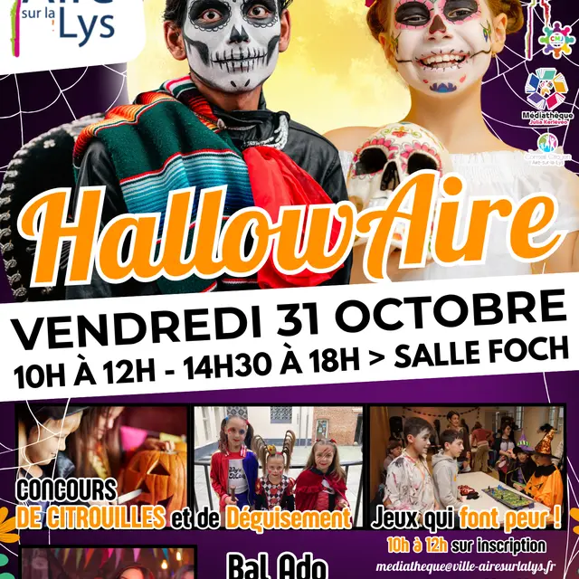 Affiche Halloween Aire-sur-la-Lys