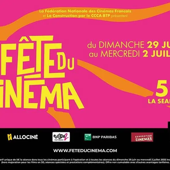 Fête du Cinéma du 29 juin au 2 juillet