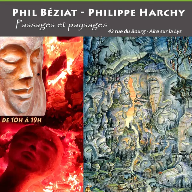 Porte ouverte des ateliers des artistes Phil Béziat - Philippe Harchy