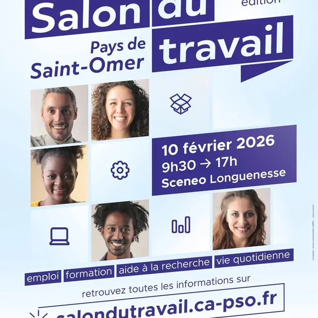 Salon du Travail à Sceneo Longuenesse mardi 10 février