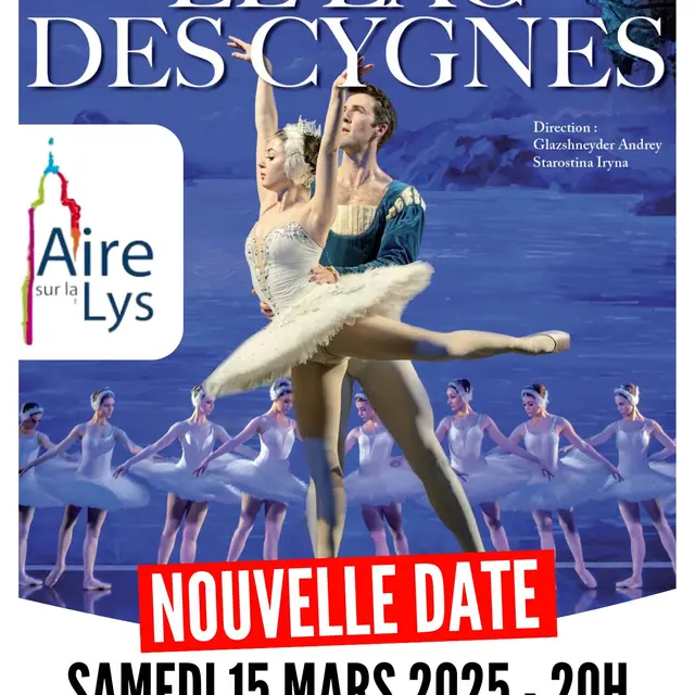 Spectacle Lac des cygnes Aire le 15 mars 2025