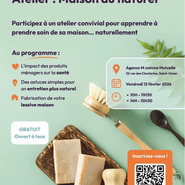 Atelier maison au naturel par M Comme Mutuelle