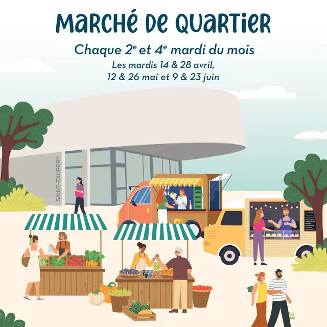 Marchés du Quartier Saint-Exupéry à Saint-Omer