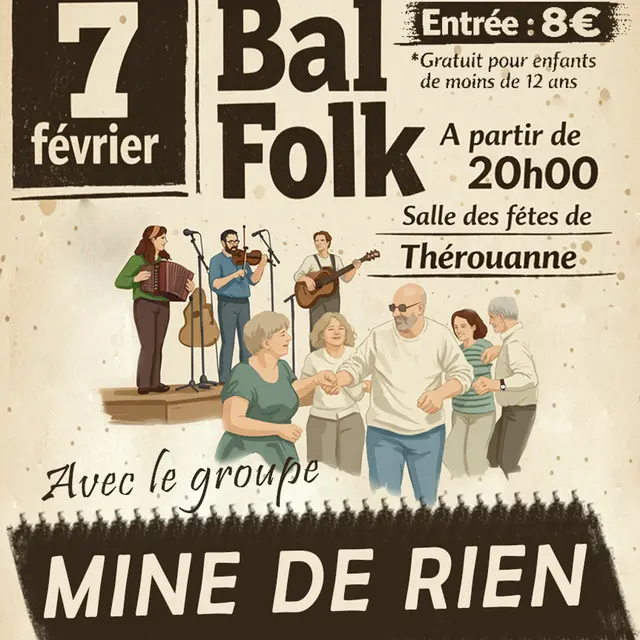Affiche du bal folk du 7 février