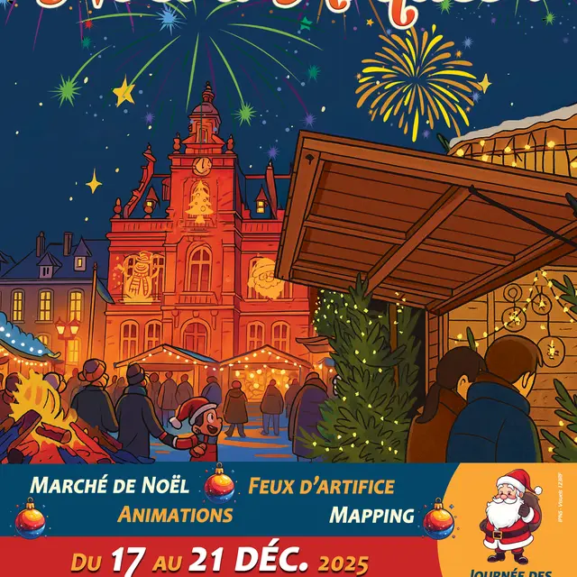 Affiche Festivités de Noël à Arques, du 17 au 21 décembre