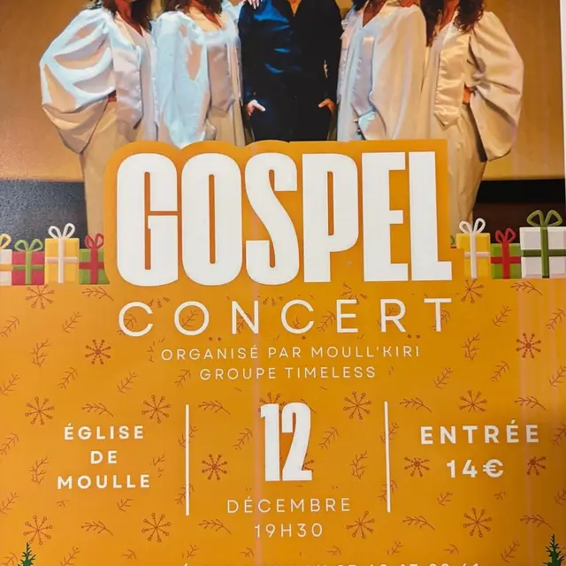 Affiche concert gospel