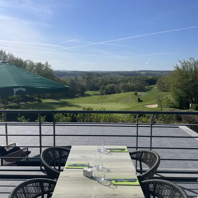 Terrasse vue golf