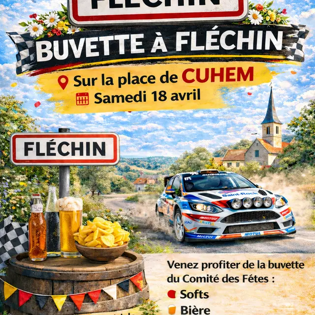 Rallye à Fléchin le 18 avril