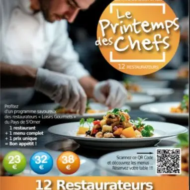 Du 20 au 29 mars : c'est Le Printemps des Chefs en Pays de Saint-Omer