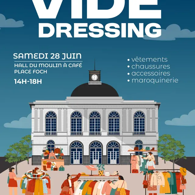 Affiche vide dressing Moulin à Café