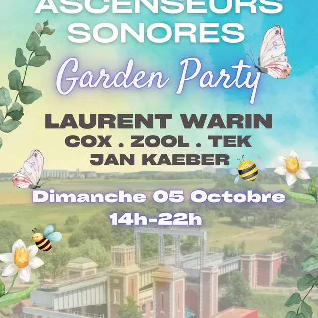 Dimanche 05 oct Garden Party à l'ABF