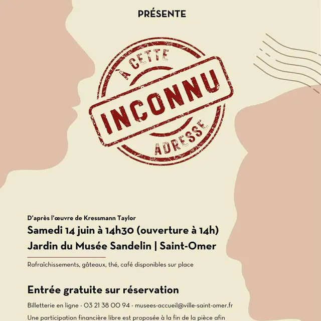 14 juin à 14h30, Théâtre Inconnu à cette adresse au musée Sandelin