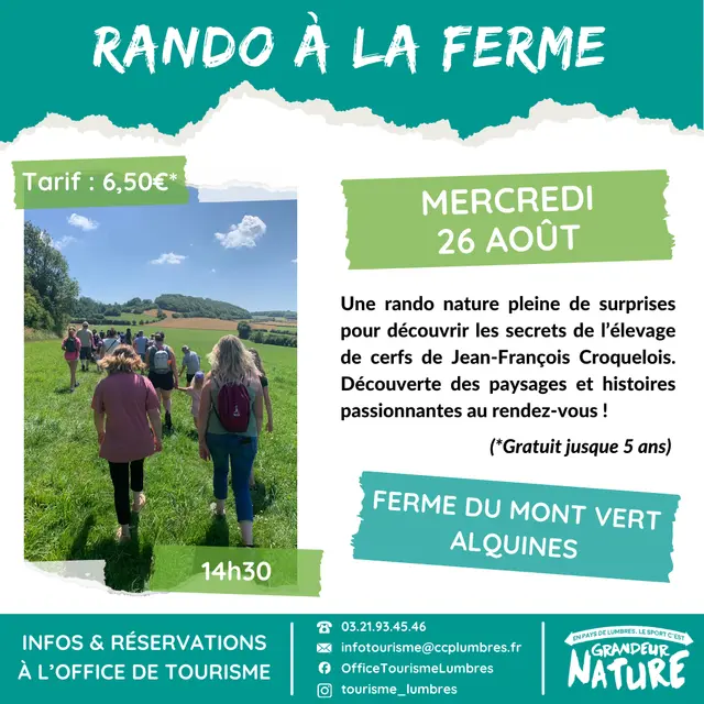 Rando à la ferme - 26.08.2026