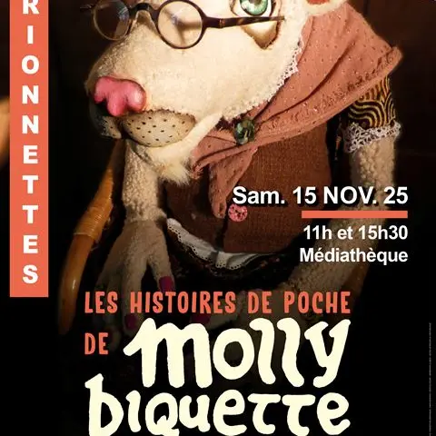 15nov à 11h : Spectacle Molly Biquette (dès 3 ans)