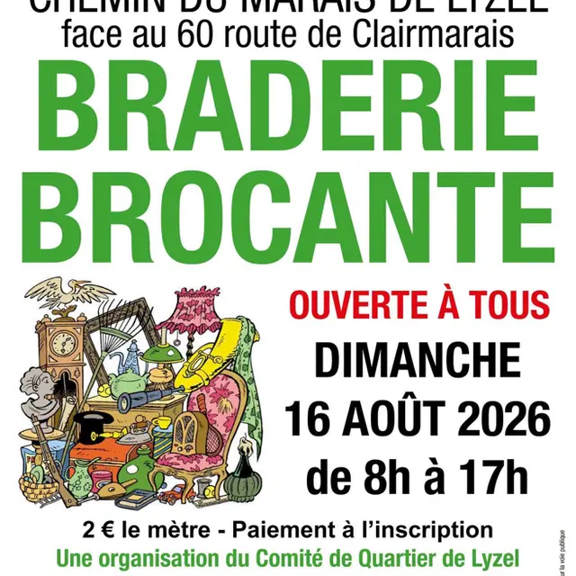 16 aout_Braderie Brocante Lysel StOmer