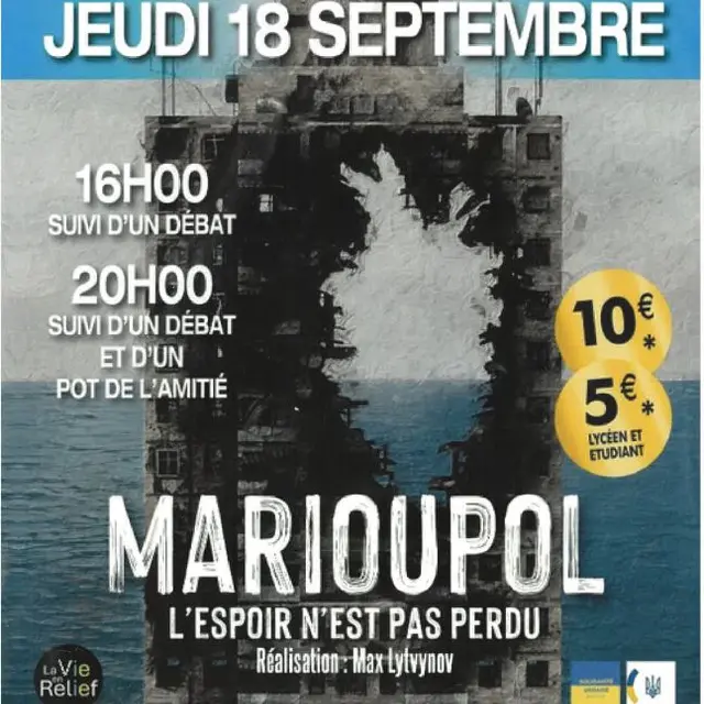 18 septembre, Ciné-débat Marioupol