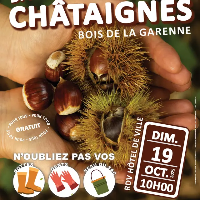 19 octobre, 8e Balade Châtaignes au Bois de la Garenne