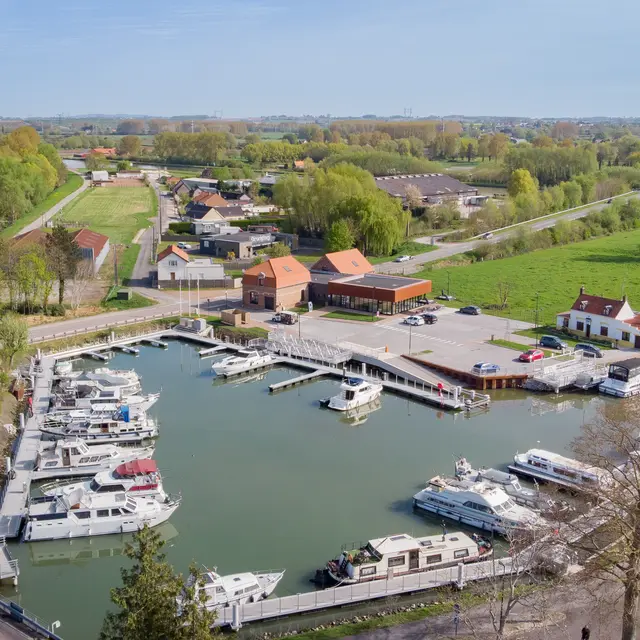 Drone - Port Fluvial d'Aire-sur-la-Lys