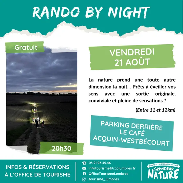 Rando by night - 21.08.2026