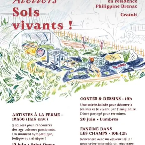 Du 12 au 18 juin, animations Sol Vivant dans les fermes audomaroises