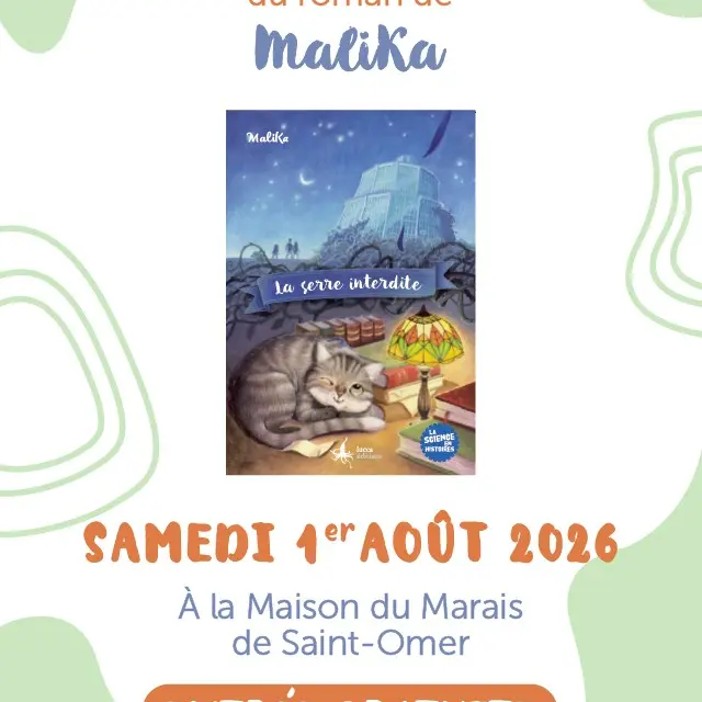 1er août, Lancement et dédicaces du roman MALIKA