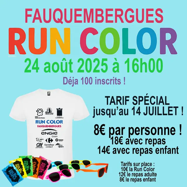24 août_ Run Color Fauquembergues