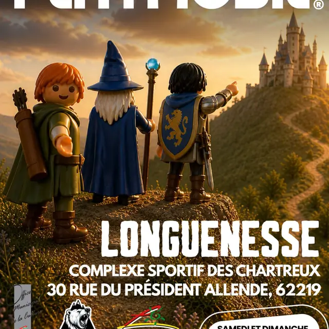 24 et 25 octobre, Expo-vente Playmobil Longuenesse