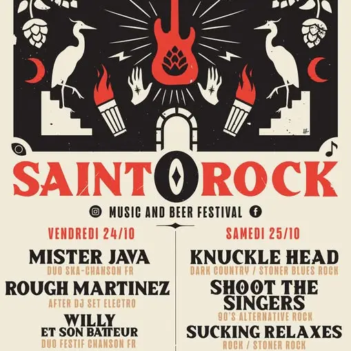 24 et 25octobre, Festival Saint O Rock