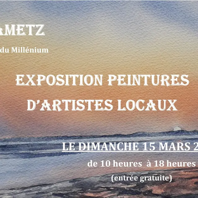 Exposition peinture d'artistes locaux