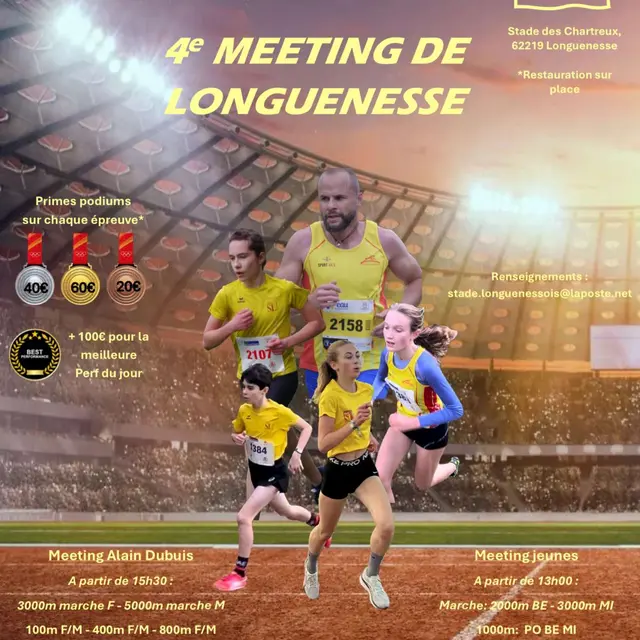 28 juin, 4e Meeting départemental d'Athlétisme, Longuenesse