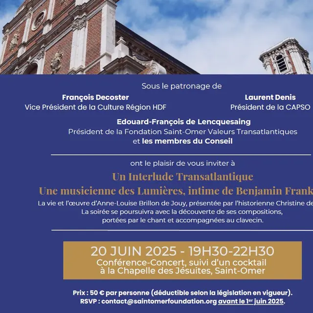 20 juin, Conférence-concert