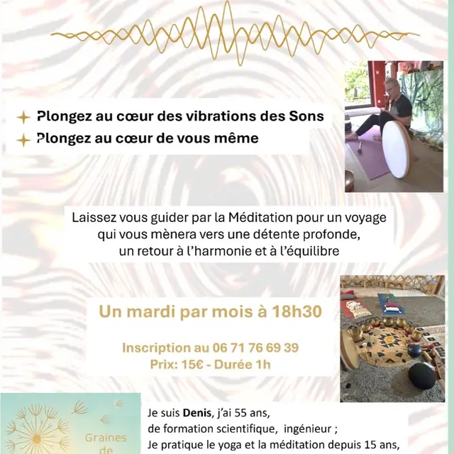 2025-2026 Méditation-Voyage Sonore avec Denis