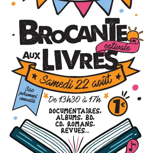 22 août, la BAPSO fait sa Brocante aux livres