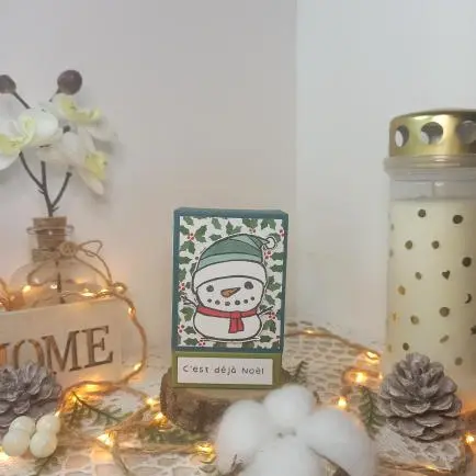 Boîte de Noël fermée