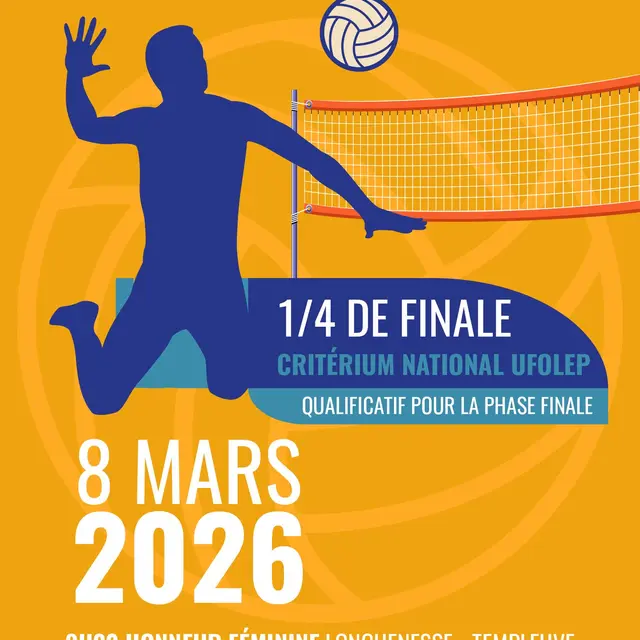 8 mars_Volley ball Criterium national UFOLEP