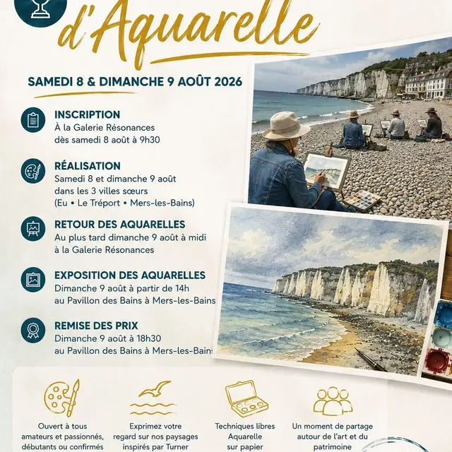 080926 - Le Tréport - Concours d'aquarelle