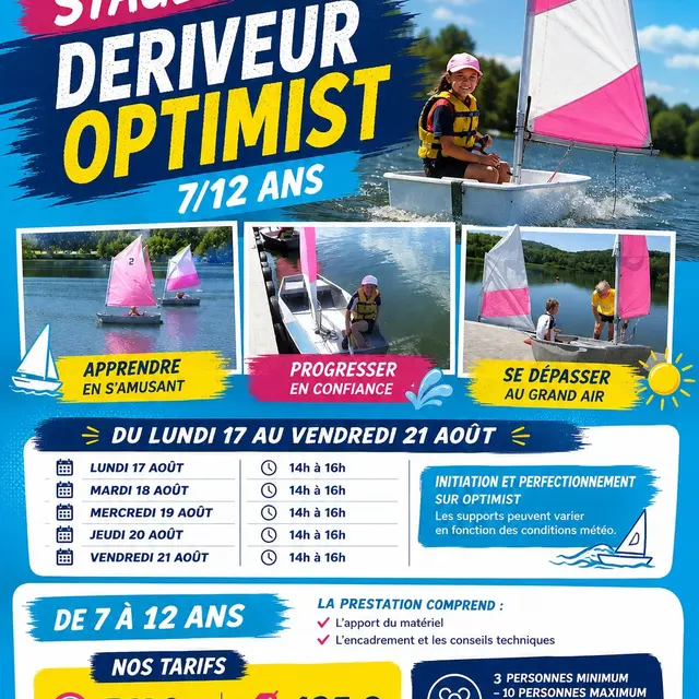 082126 - GAMACHES - Stage dériveur Optimist