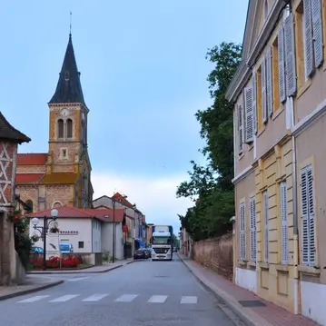 Le Bourg Saint Germain Lespinasse © Evelyne Deveaux