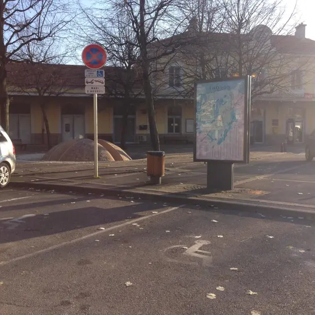 Photo parking de la gare
