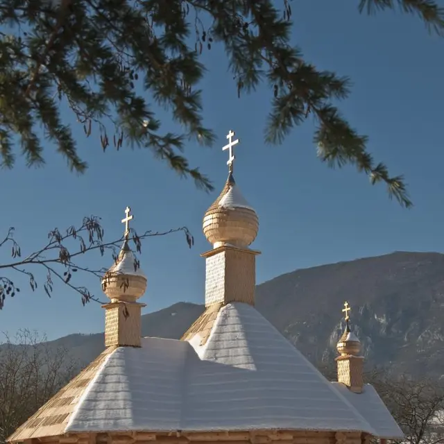 Chapelle en bois d'Ukraine