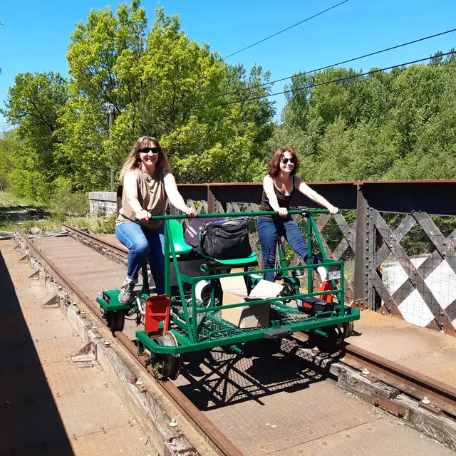 VELORAIL DE HAUTE PROVENCE - Pont sur les Duynes