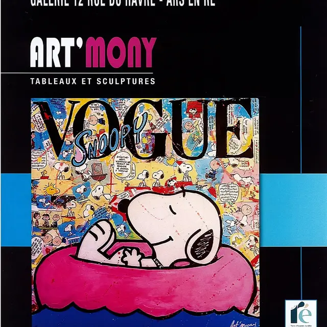 Affiche provisoire de l'exposition Art'Mony