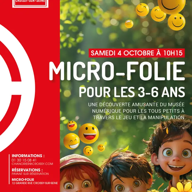 Micro-Folie 3-6 ans 4 octobre