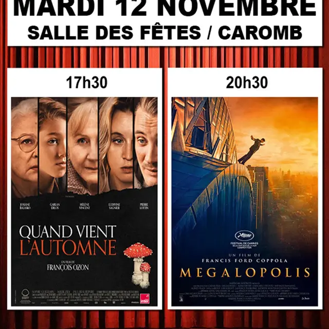 Cinéma itinérant : Quand vient l’automne_Caromb